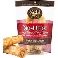 No Hide Medium Beef Flavored Natural Rawhide Free Dog Chews