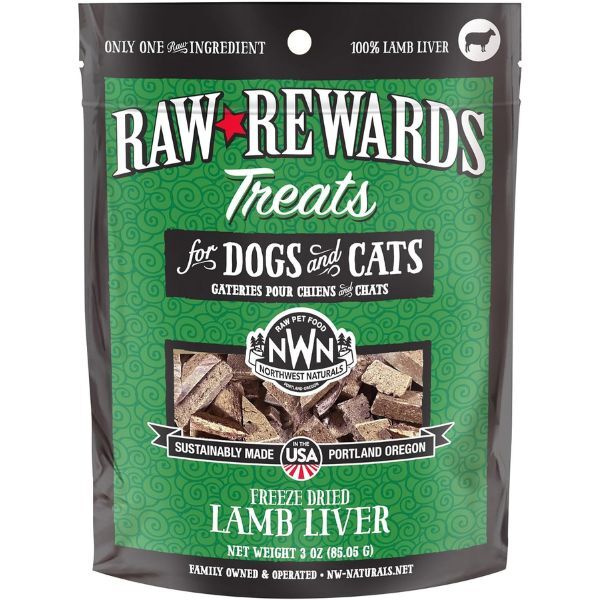 northwest naturals lamb liver treats