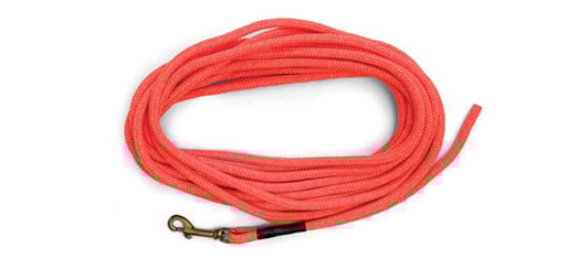sportdog long orange cord training leash