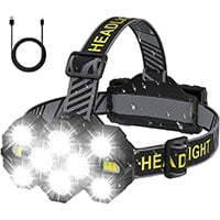 Victoper waterproof rechargeable headlamp