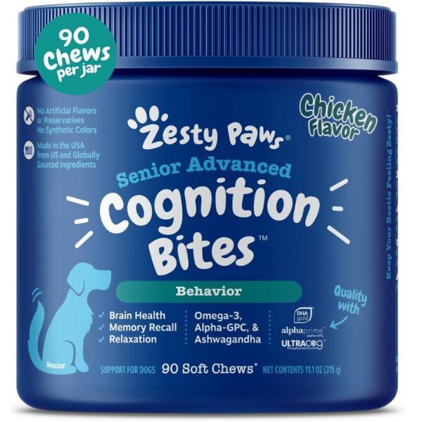 Cognition bites for senior dogs