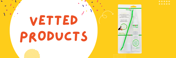 vetted products - pet toothbrush and toothpaste