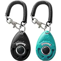 HoAoOo Pet Training Clicker with Wrist Strap